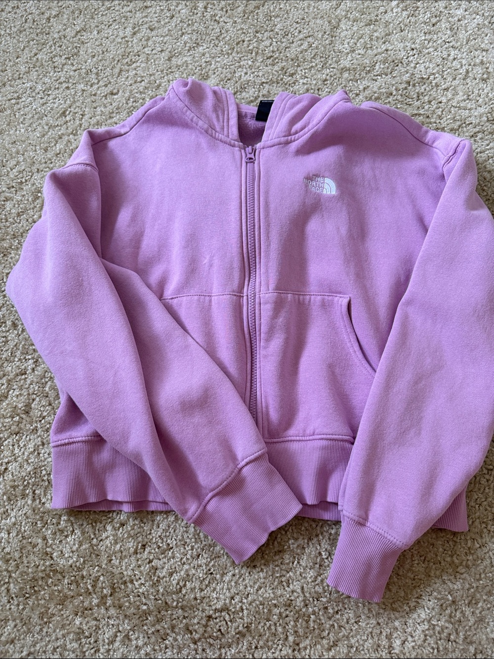 The North Face Kids' Light Pink Full-Zip Hoodie